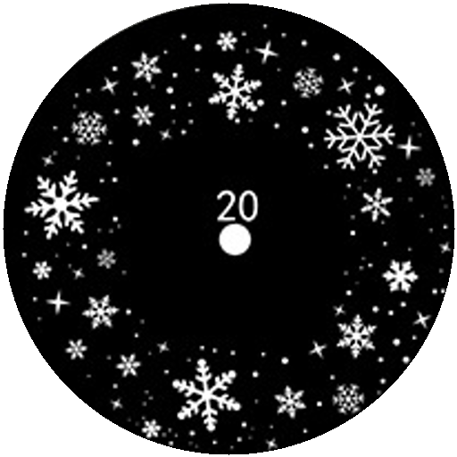 Disco de copos de nieve